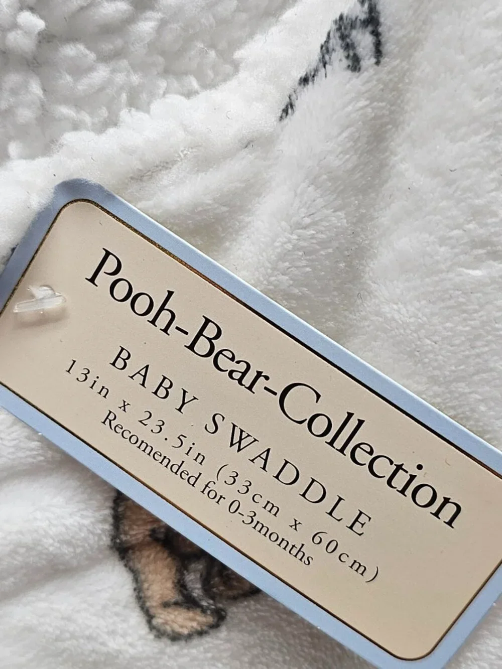 New Sweet Winnie The Pooh Collection Baby Swaddle Blanket 13 X 23.5